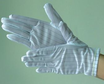 電子工学のための100%の綿SMTの消耗品Esdの手袋の反静的な手袋